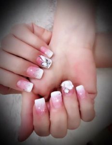 Pink and White